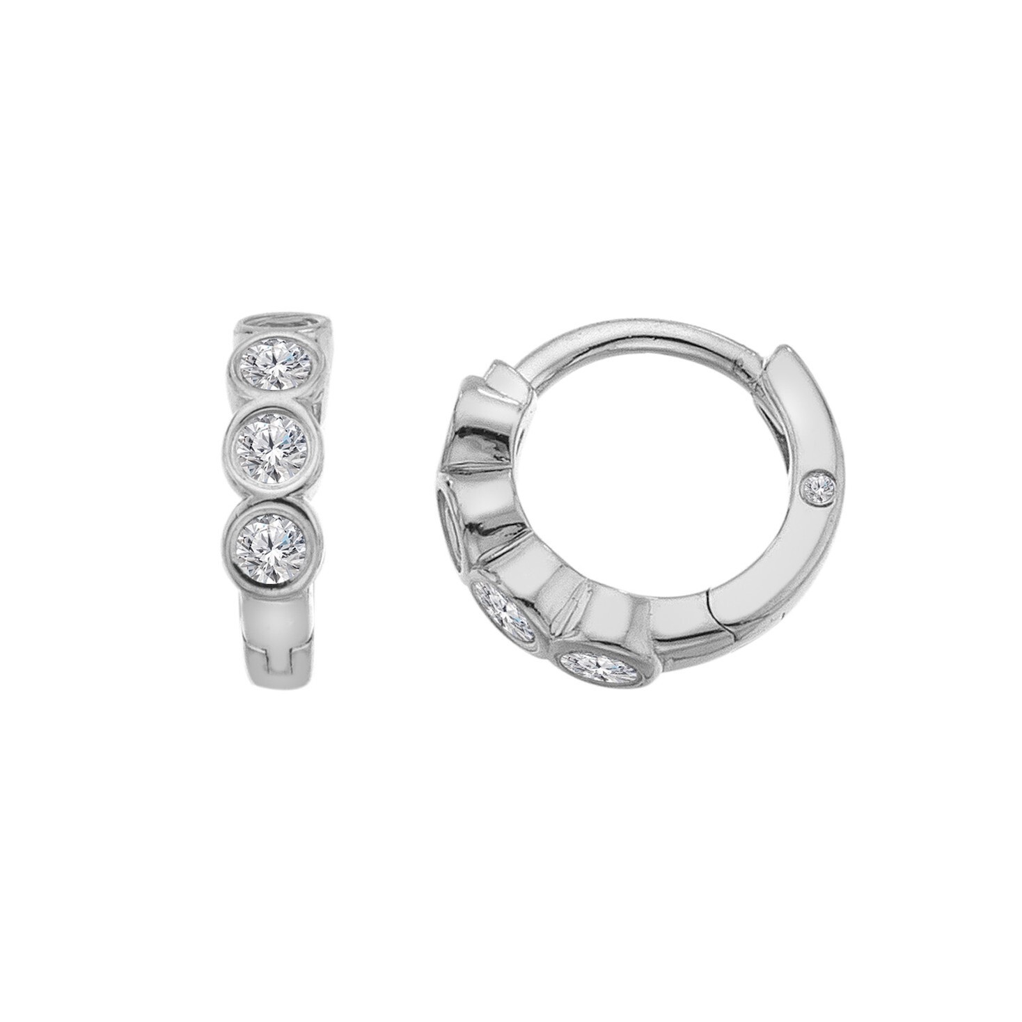 Hot Diamonds Stříbrné náušnice s topazy Tender DE871