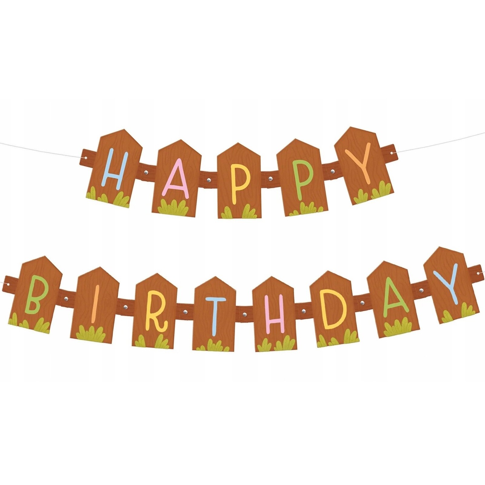 Happy Birthday Farm banner 182x17 cm