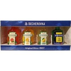 Becherovka Sada Kazeta č.6 50ml x4 miniatury