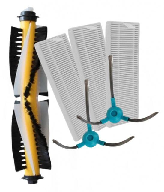 8ks HEPA filtry a kartáče pro SENCOR SRV 4200, 4250, 6250, 8250, 9200, 9250, sada