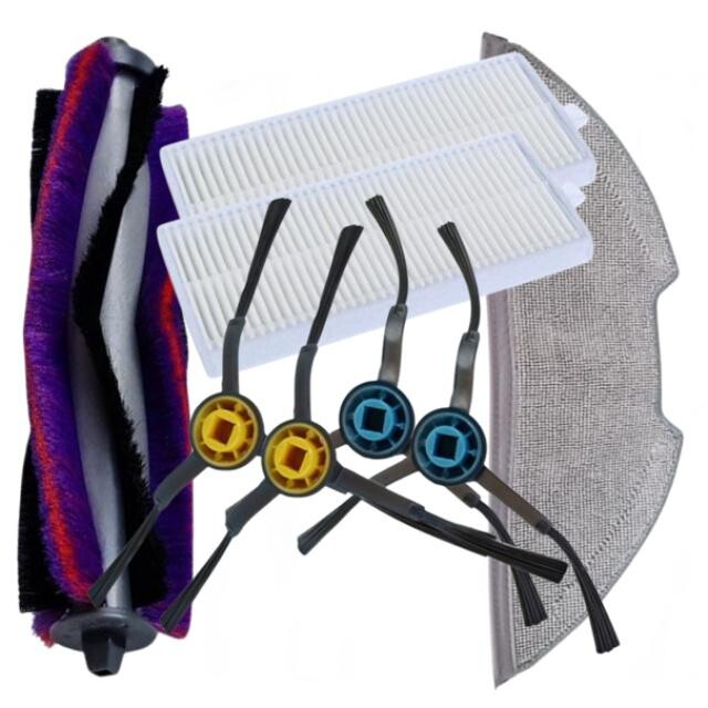 8ks HEPA filtry, mop a kartáče pro ETA Aurum 5241 a ETA Aurum PRO 6241, Eureka E10s, sada