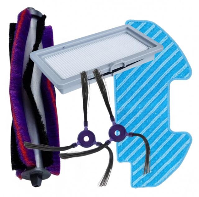 5ks Kartáče, mop a HEPA filtr pro SENCOR SRV 8550BK, Samsung VR05R5050WK, Midea i5C sada