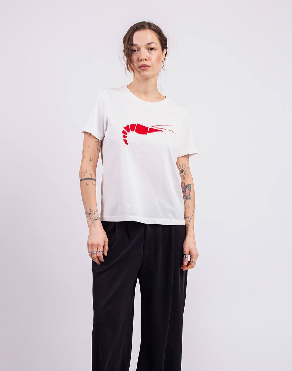 Thinking MU Origami Ida Tee WHITE XS