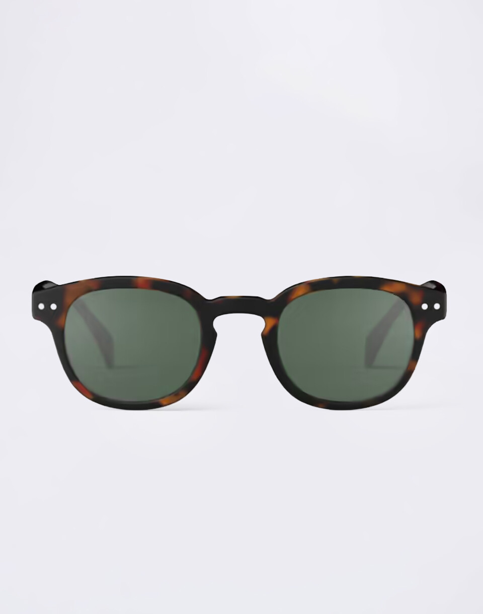 Izipizi Sun #C Tortoise Green Lenses