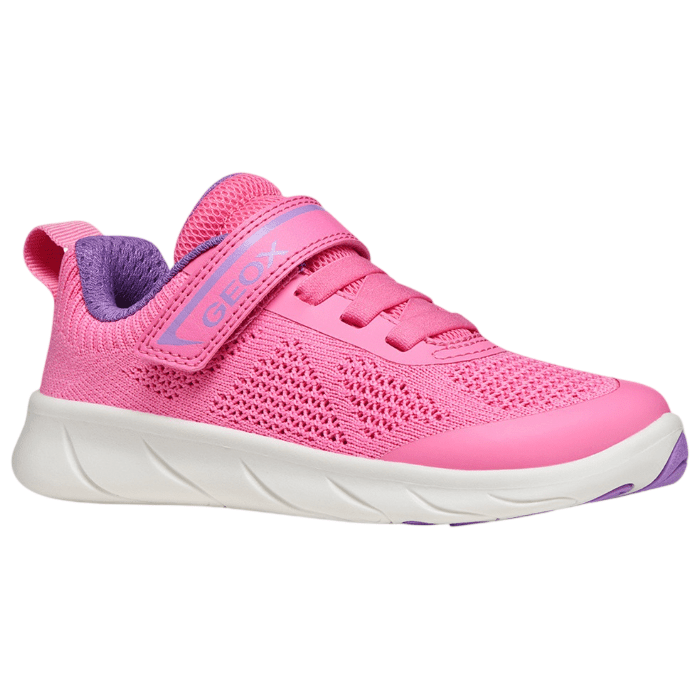 Dětské boty Geox J Foot-Run Girl Pink/Lavender Velikost bot (EU): 30 / Barva: růžová