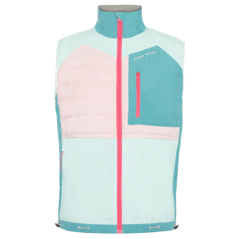 Dámská vesta Kari Traa Nia Vest Velikost: S / Barva: tyrkysová