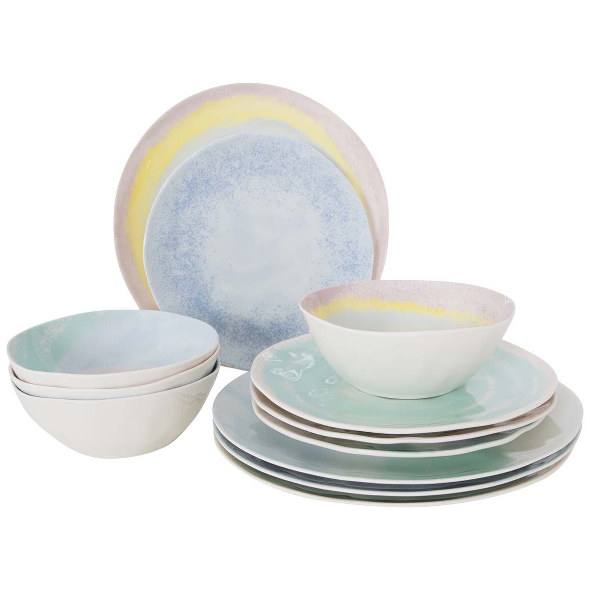 Sada nádobí Bo-Camp Tableware Barfleur 12pcs Barva: mix1