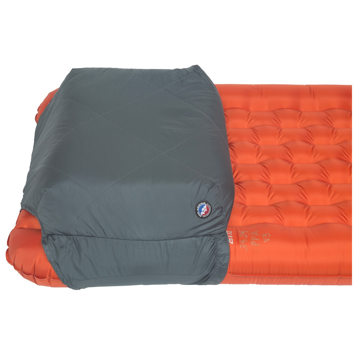 Povlak Big Agnes Sleeping Pad Pillow Barn Barva: šedá