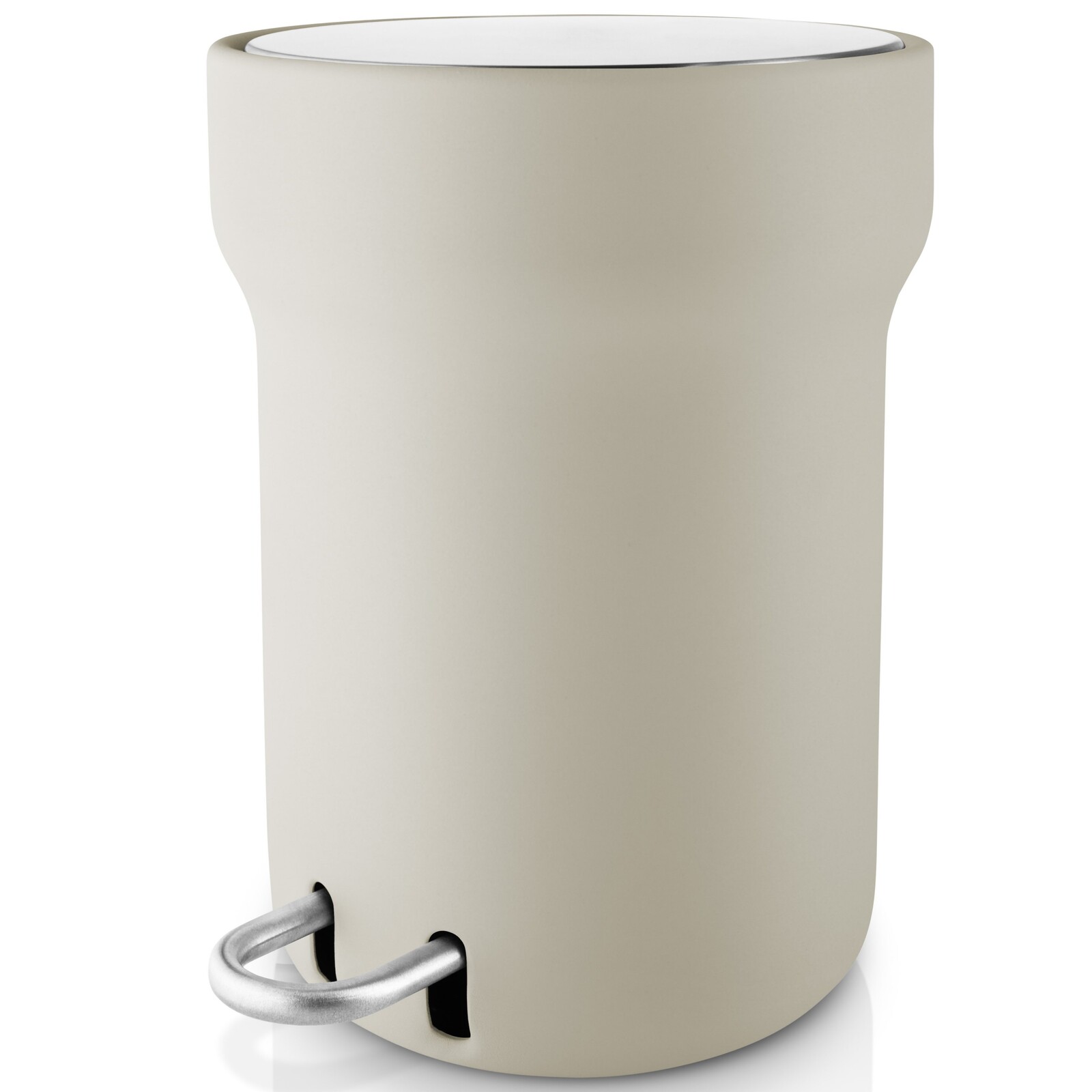 Koupelnový odpadkový koš CITADEL 5 l, písková, plast / nerezová ocel, Eva Solo