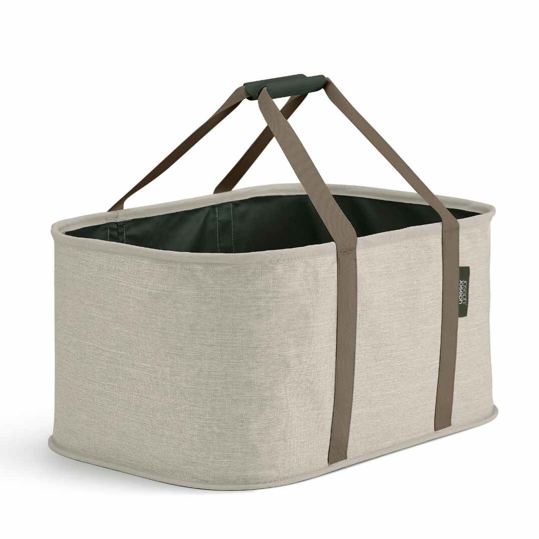 Taška na prádlo HOLD-ALL 5000015 35 l, skládací, ecru, polyester, Joseph Joseph