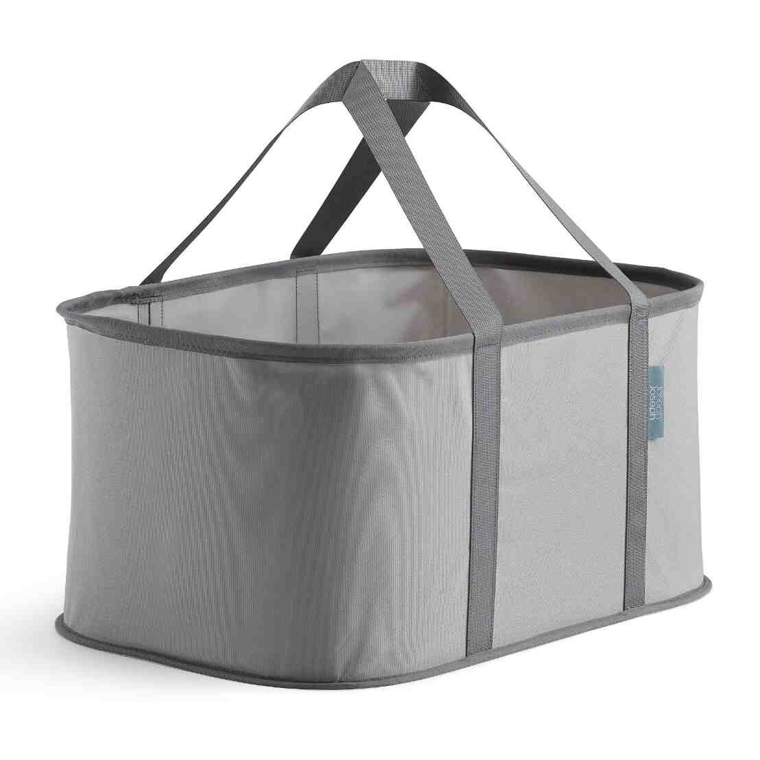 Taška na prádlo DUO 5000001 35 l, skládací, šedá, polyester, Joseph Joseph