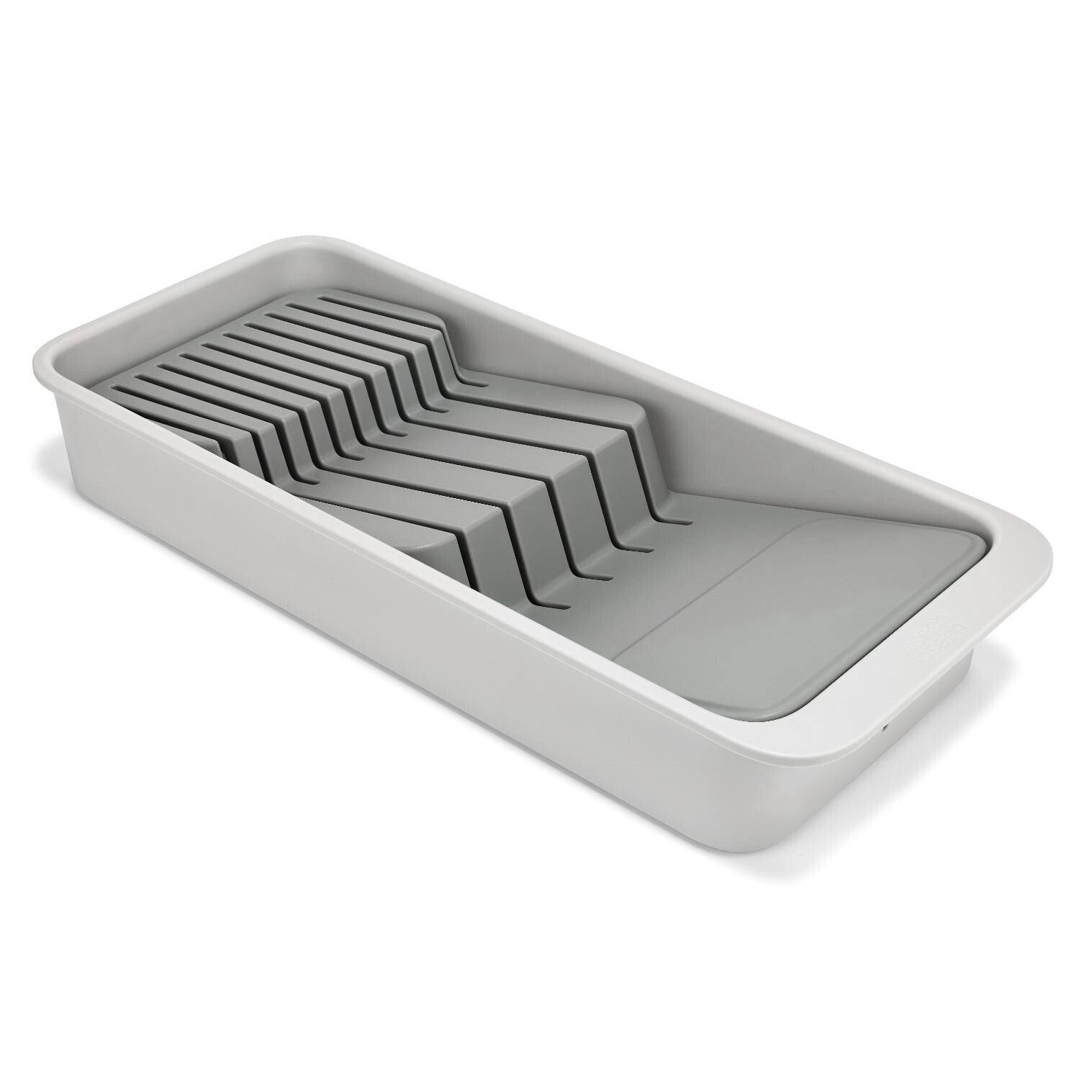 Organizér na nože DRAWERSTORE 8500013 40 x 17 cm, šedá, plast, Joseph Joseph