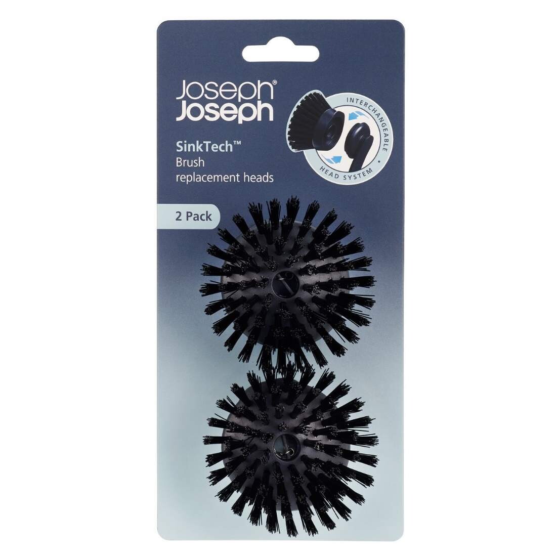 Náhradní hlavice 6500001, pro kartáče SINKTECH, sada 2 ks, Joseph Joseph