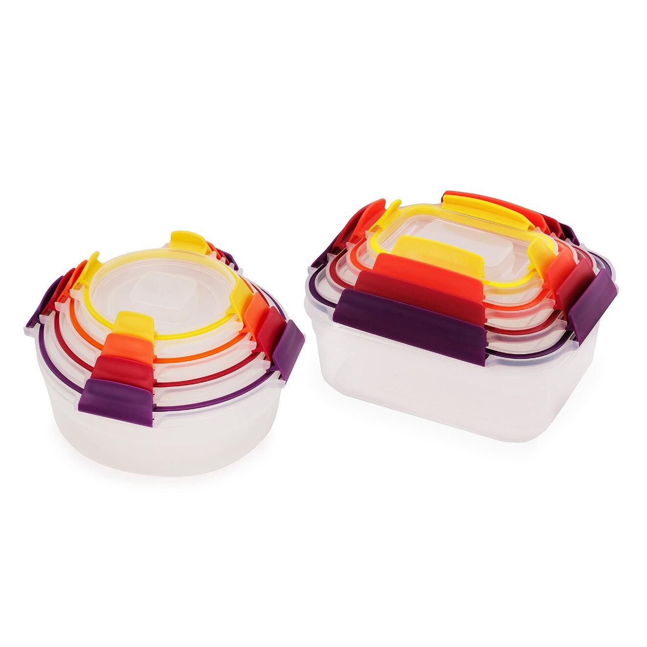 Box na potraviny NEST LOCK 1000013, sada 8 ks, plast, Joseph Joseph