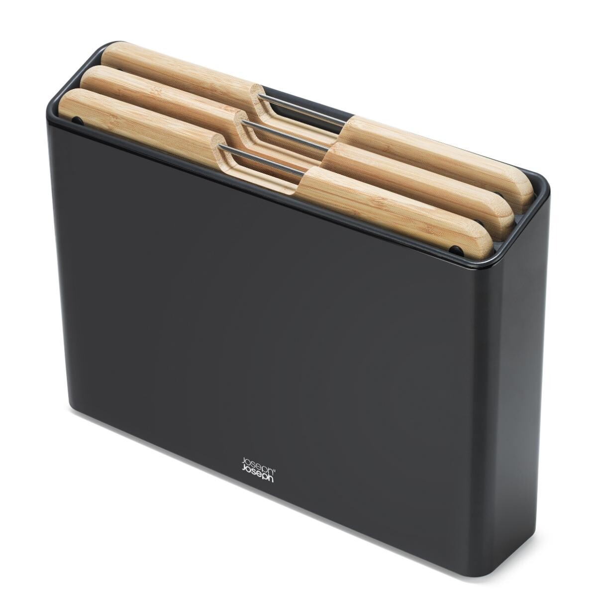 Prkénko na krájení FOLIO 1000077 34 x 24 cm, sada 3 ks, bambus / nerezová ocel, Joseph Joseph