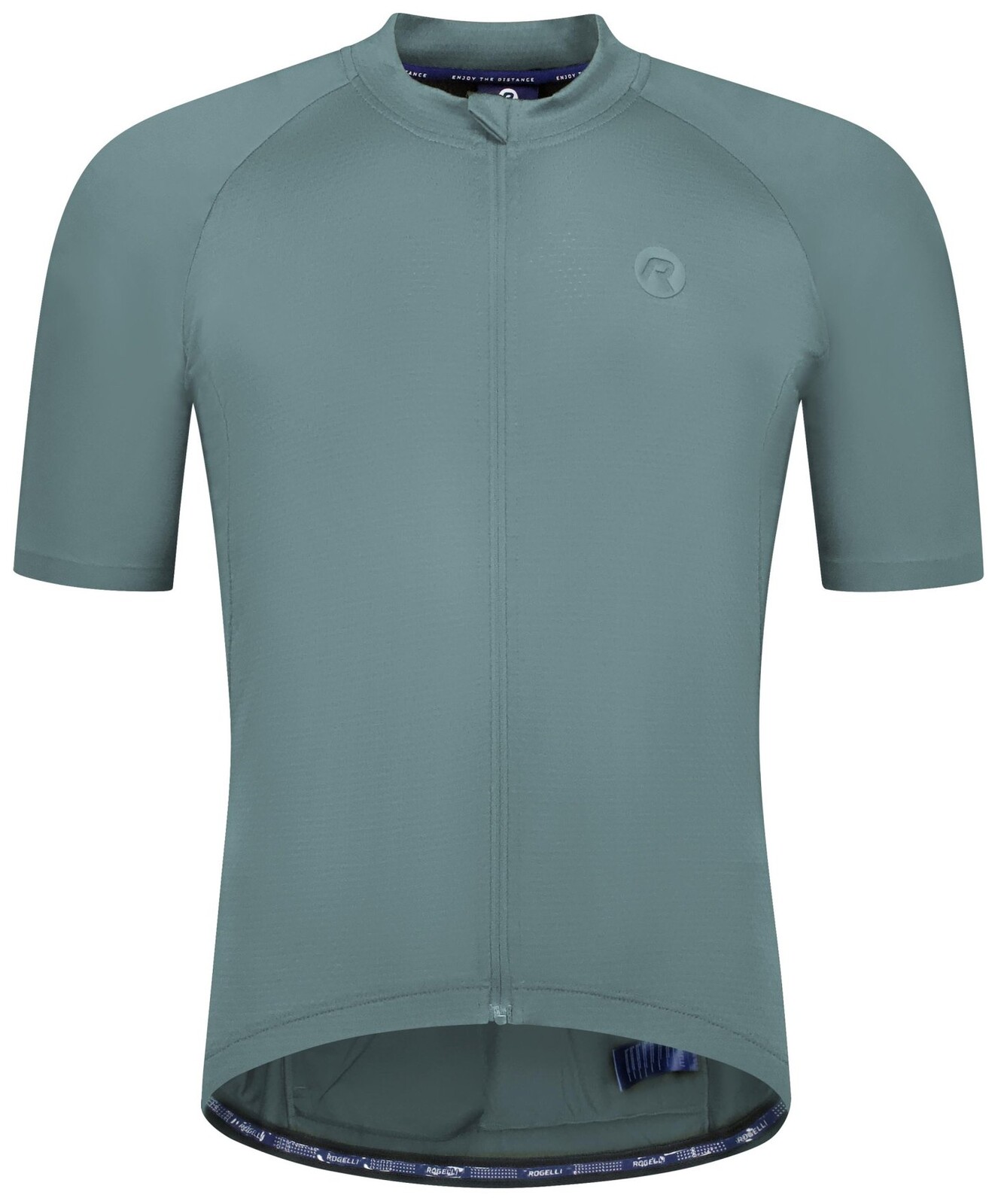 Funkční cyklistický dres na kolo Rogelli ESSENTIAL II s krátkým rukávem, šedý L