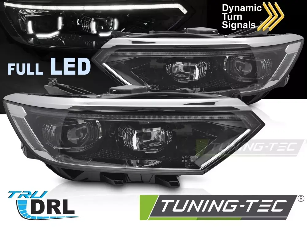 SVĚTLOMETY FULL LED SEQ DRL VW PASSAT B8 14-19 (902305606)