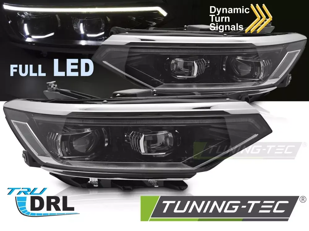 SVĚTLOMETY FULL LED SEQ DRL VW PASSAT B8 19-23