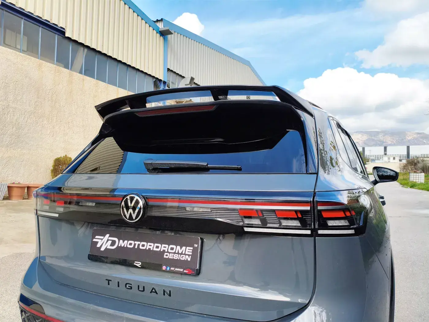 Motordrome Design Střešní spoiler Volkswagen Tiguan Mk3 R-Line