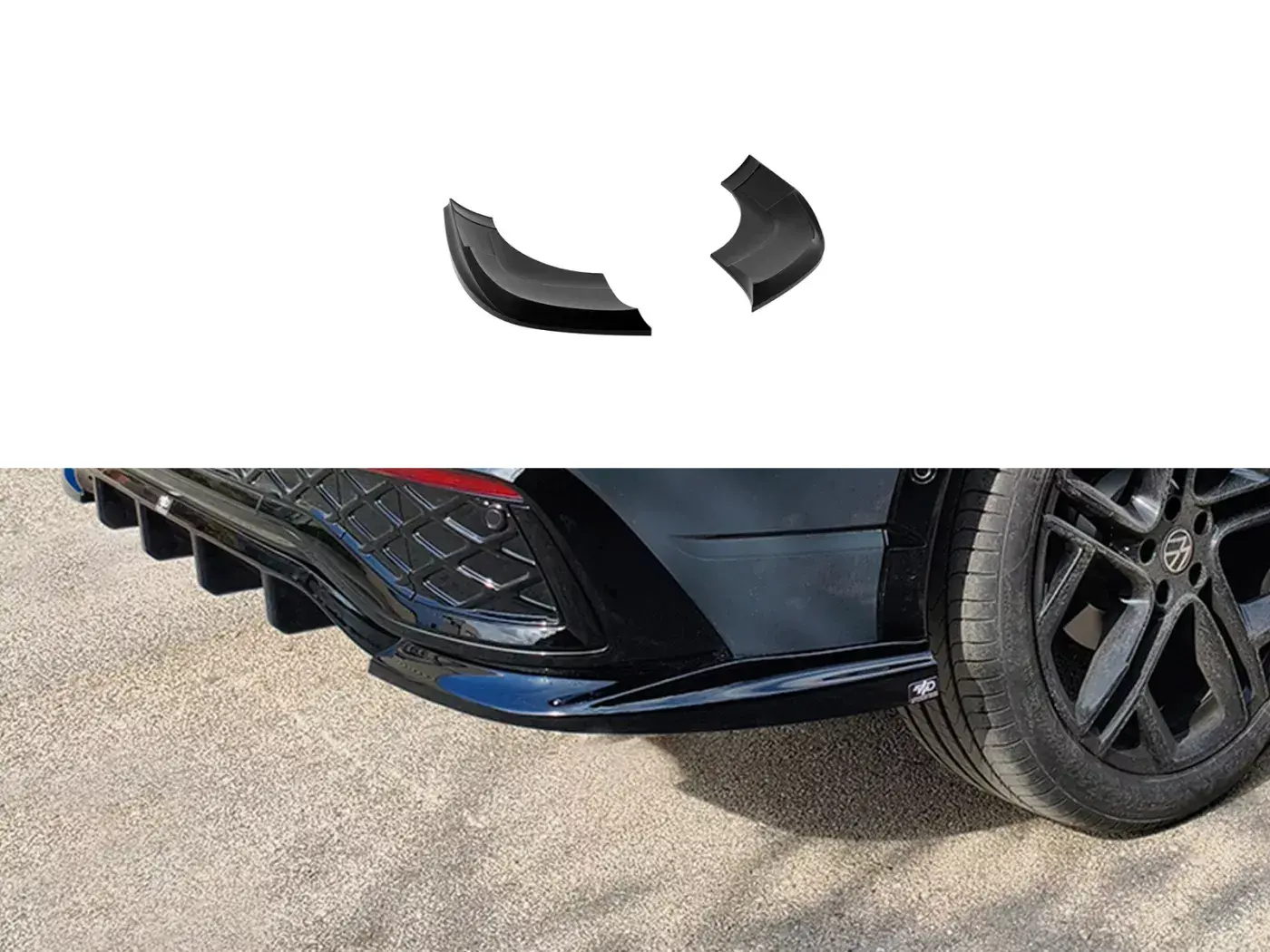 Motordrome Design Boční spoiler pod zadní nárazník Volkswagen Tiguan Mk3 R-Line (2024-)