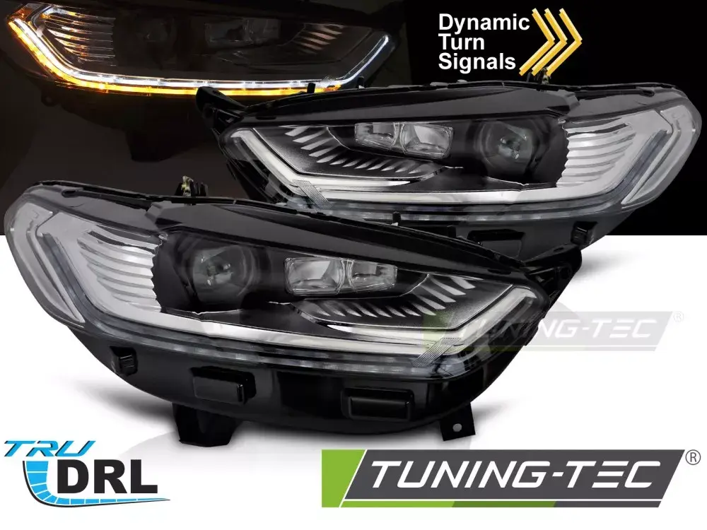 LED SVĚTLOMETY SEQ DRL pro FORD MONEDO MK5 14-18