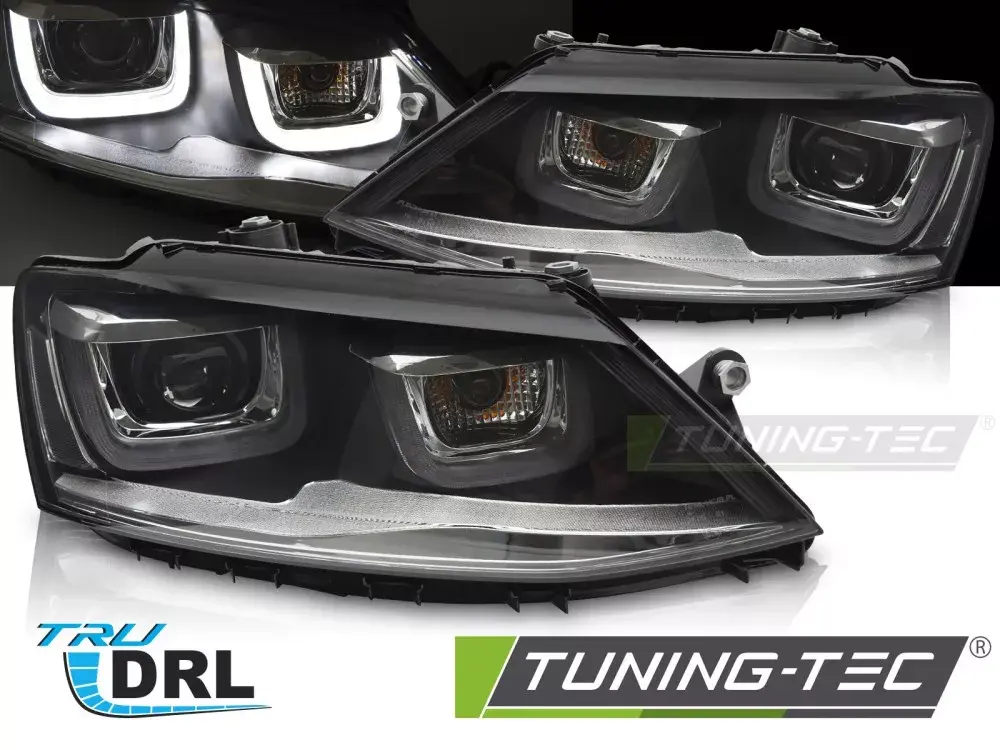 SVĚTLOMETY U-LED DRL pro VW JETTA VI 11-18