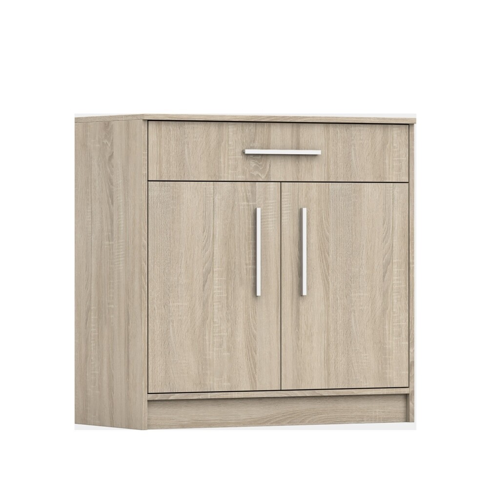 Komoda CORTONA 1S2D, dub sonoma - II. jakost, POUZE OSOBNÍ ODBĚR