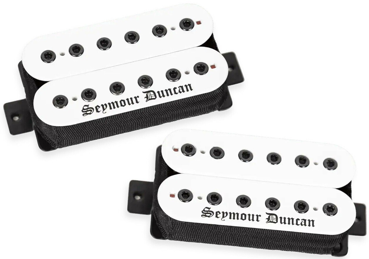 Seymour Duncan Black Winter Humbucker Set - Blackened White