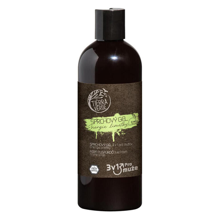 Sprchový gel 3 v 1 pro muže Energie limetky