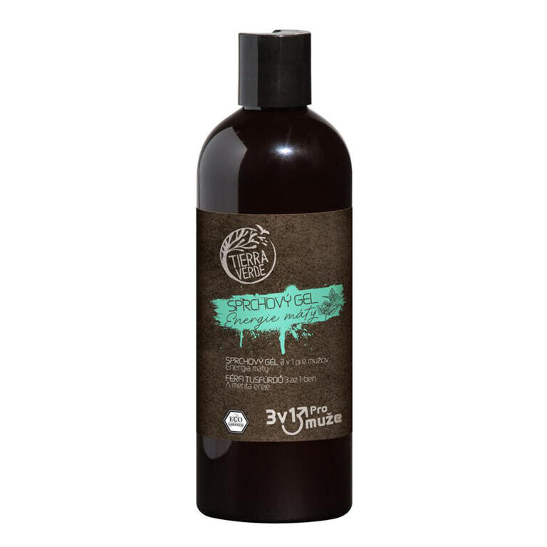 Sprchový gel 3 v 1 pro muže Energie máty