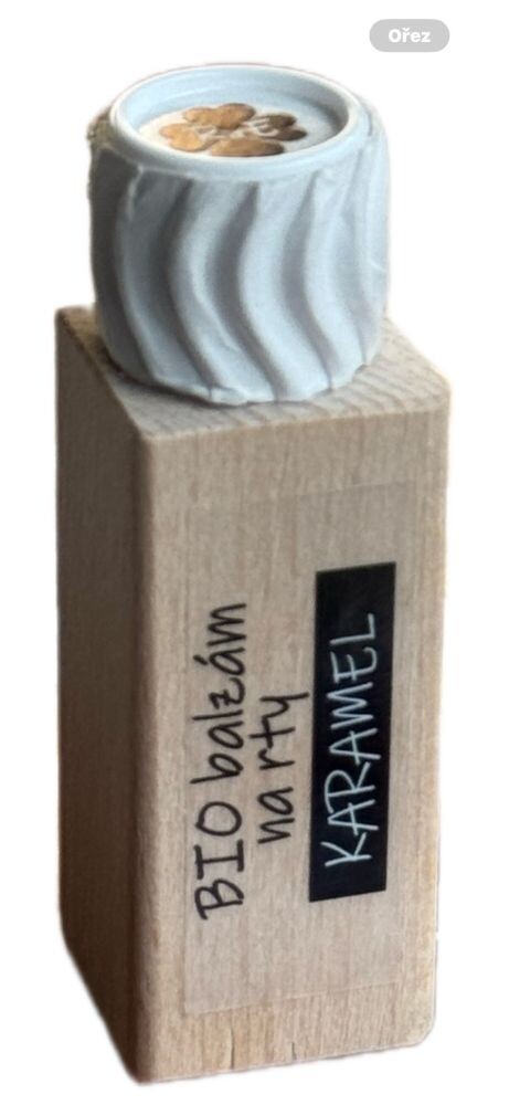 RaE BIO balzám na rty s příchutí karamelu 7,5 ml