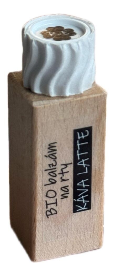 RaE BIO balzám na rty s příchutí kávy laté 7,5 ml