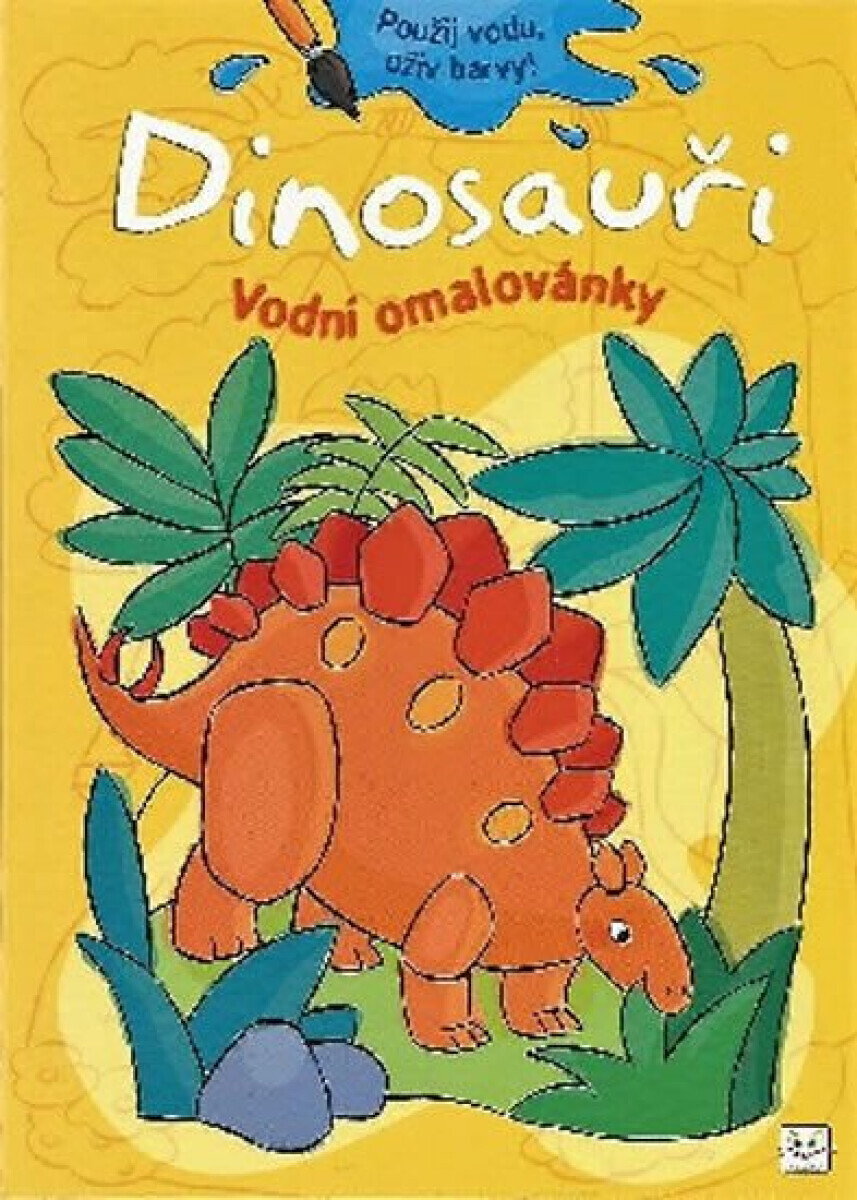 Vodní omalovánky - Dinosauři - Wierzchowska Barbara