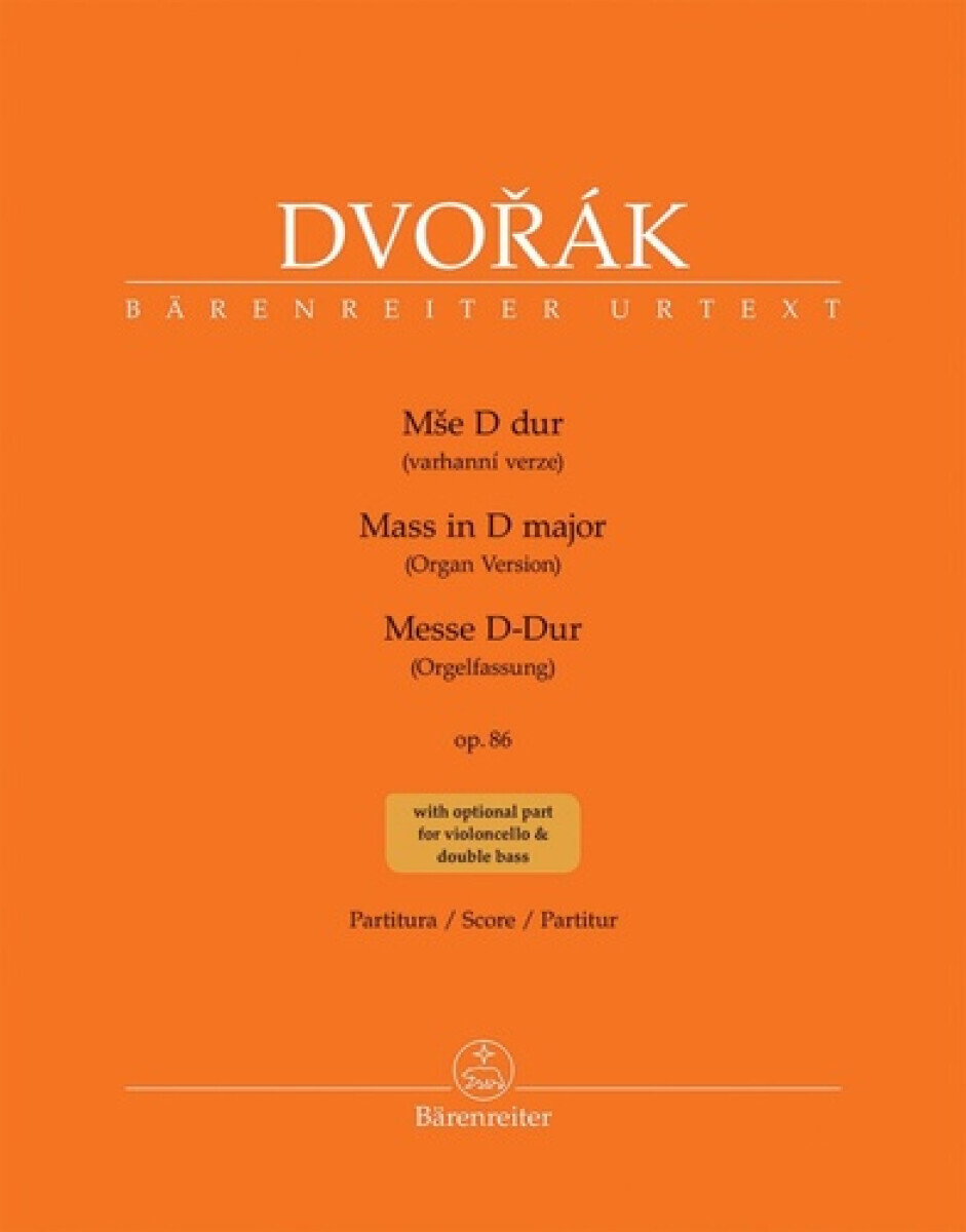 Mše D dur op. 86 - Antonín Dvořák