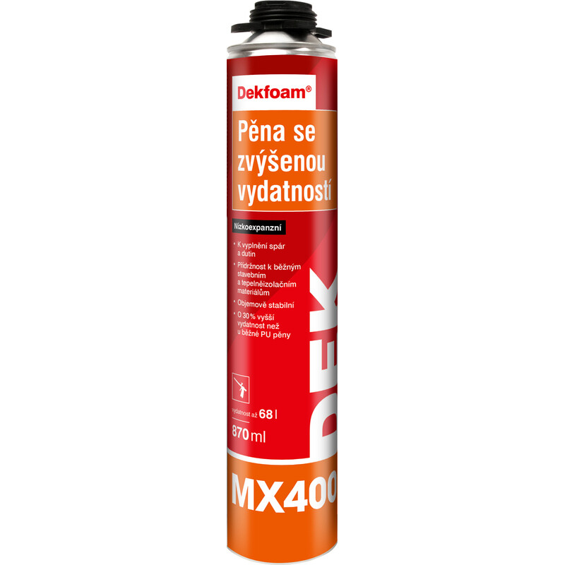 Pěna montážní DEKFOAM MX400 870 ml