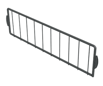 Přepážka drátěné poličky Domax Integri ARWSD - 320 antracit