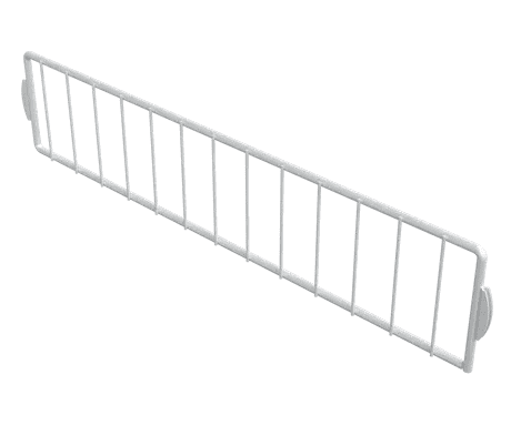 Přepážka drátěné poličky Domax Integri ARWSD - 420 bílá