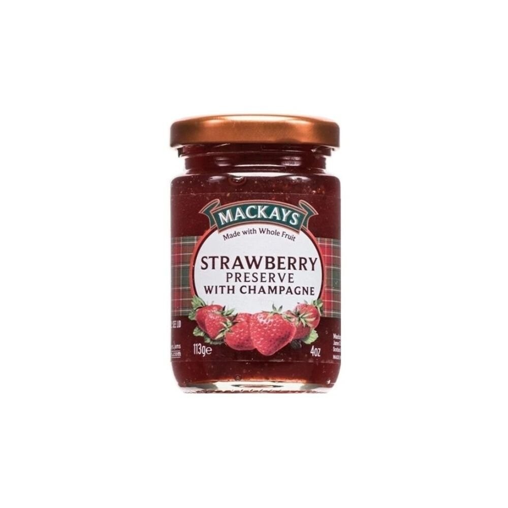 Mackays Strawberry Preservee with Champagne 130g