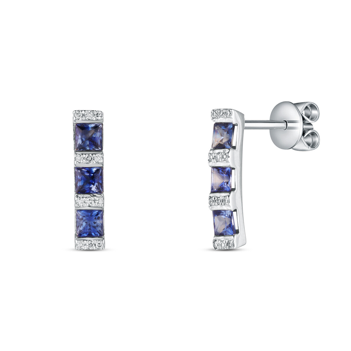 Náušnice s přírodními kameny 334-478-071487 1.45g