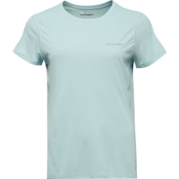 Columbia ZERO RULES LIGHT SS CREW Dámské tričko, světle modrá, velikost