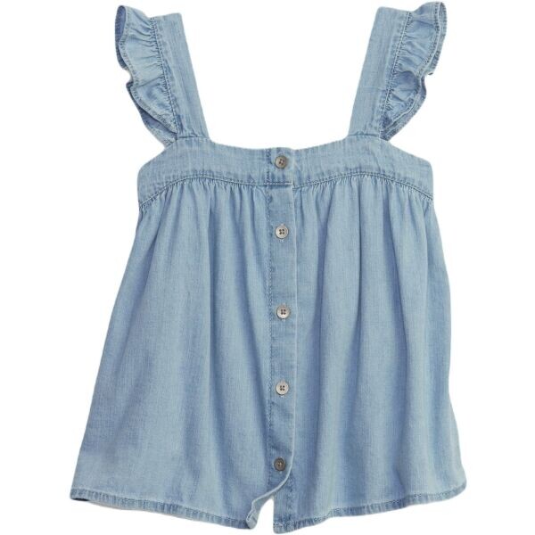 GAP BABY Dětský top, světle modrá, velikost 4Y