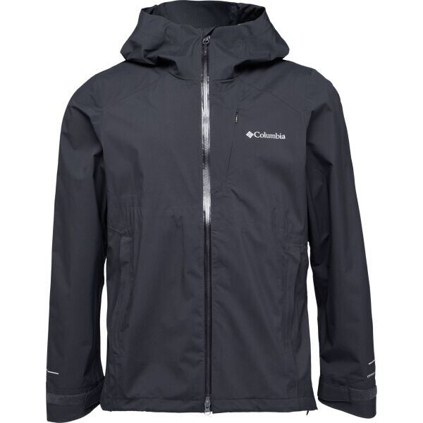 Columbia TRAILBORNE 2,5L SHELL Pánská outdoorová nepromokavá bunda, černá, velikost