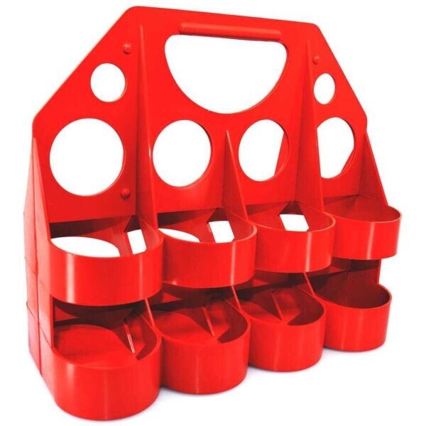 HEJDUK NOSIČ Nosič na láhve, červená, velikost