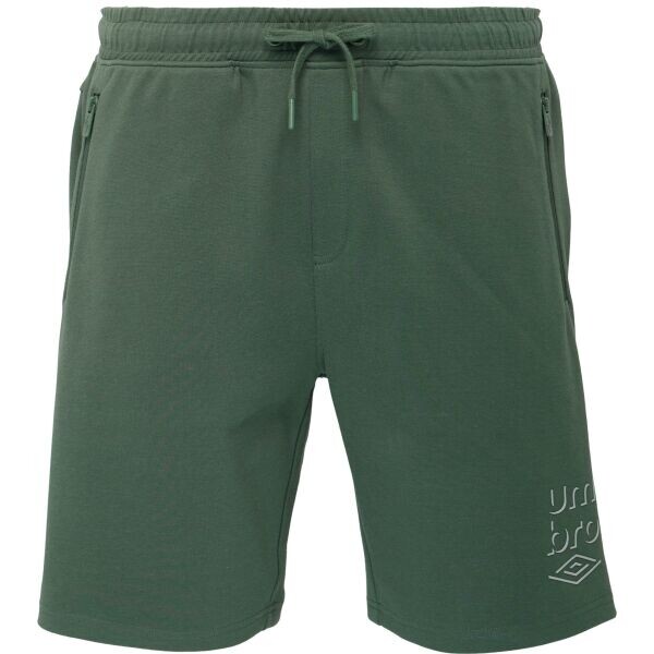 Umbro ALIKHAN Pánské šortky, tmavě zelená, velikost