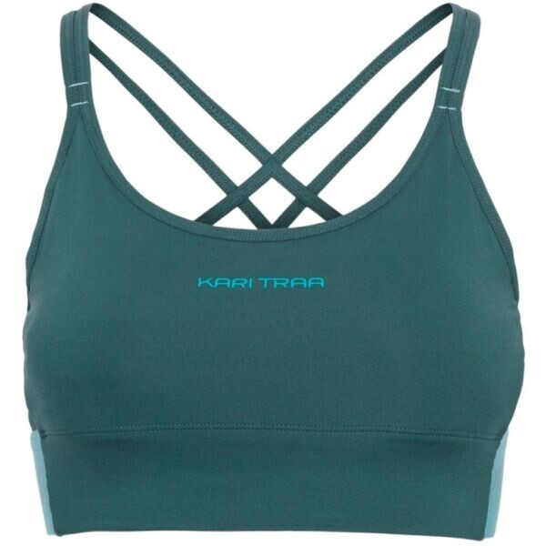KARI TRAA SOFIA Dámská sportovní podprsenka, tmavě zelená, velikost