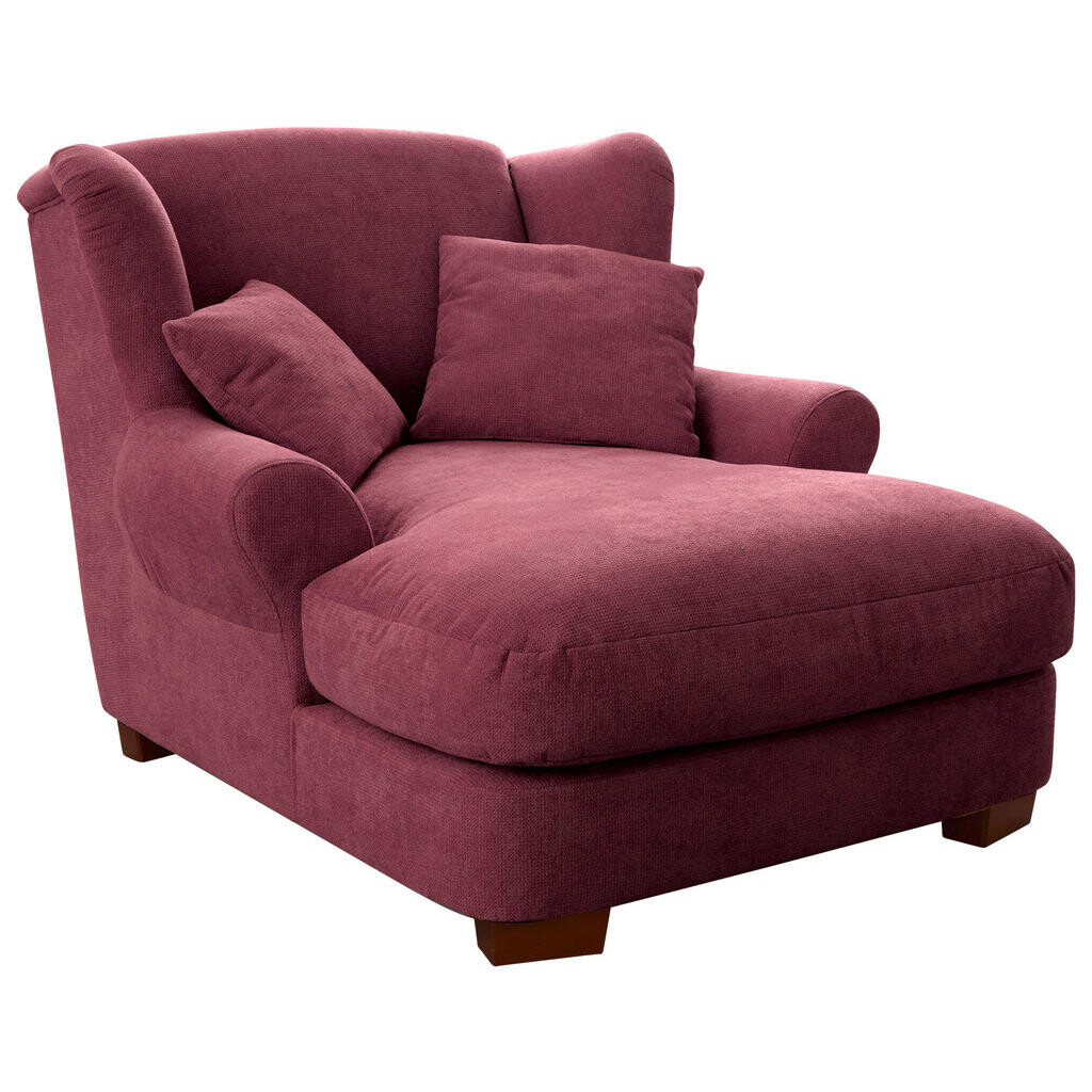 Sit & More XXL KŘESLO, textil, tmavě červená