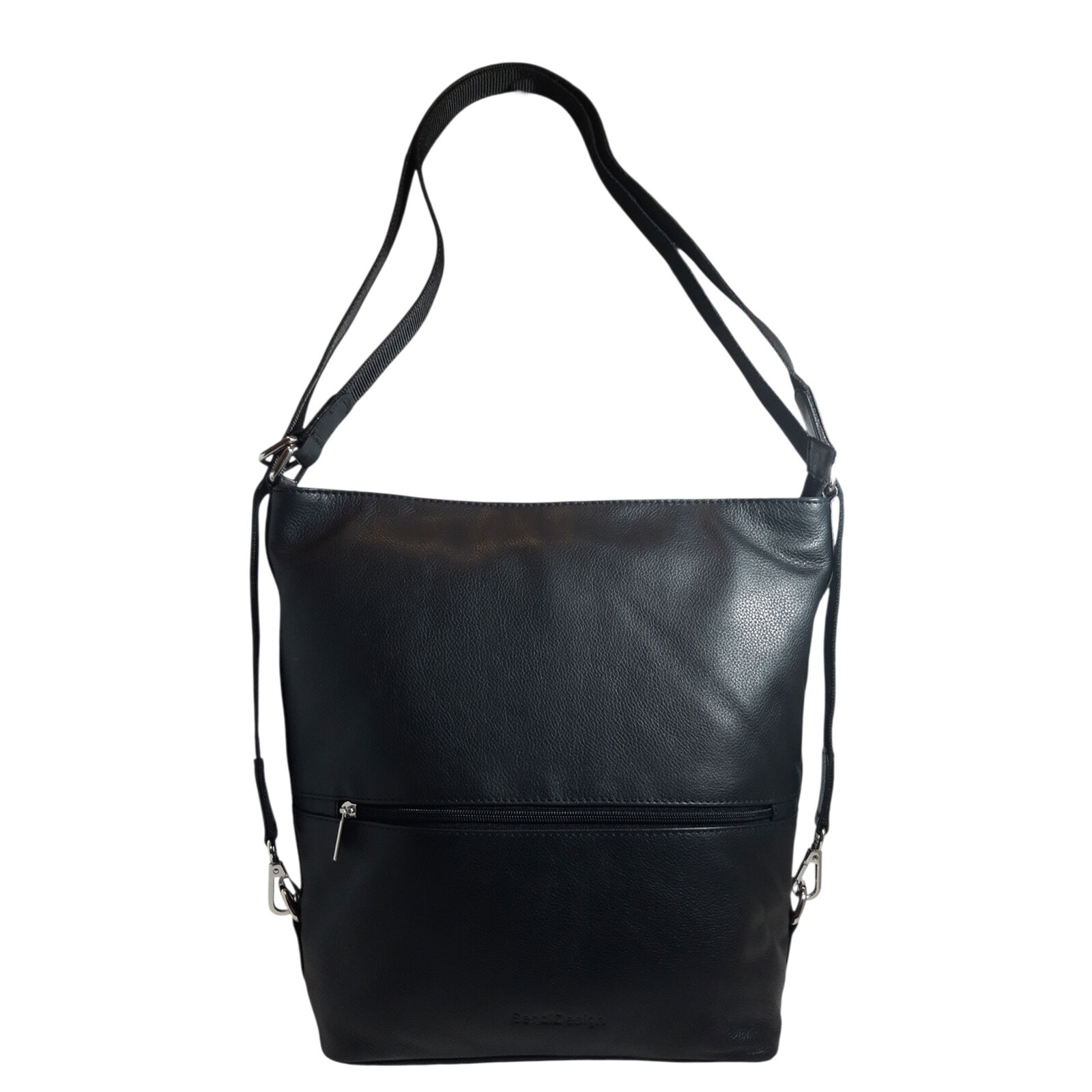 Dámská kožená kabelka batoh černá - Sendi Design Maronol černá