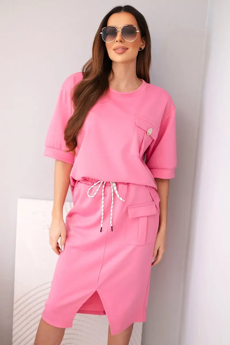 Kesi Włoski dámská souprava s topem a midi sukní