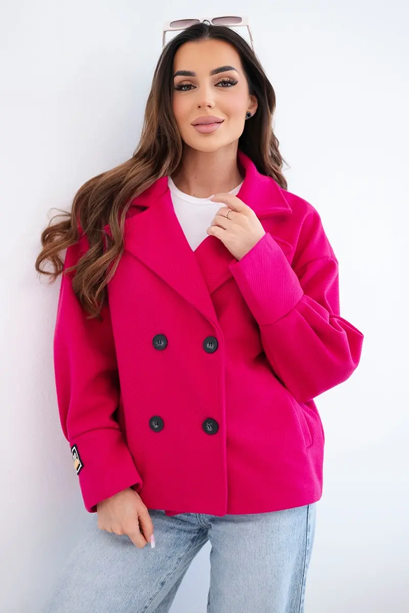 Kesi Włoski dámská krátká sako s límcem