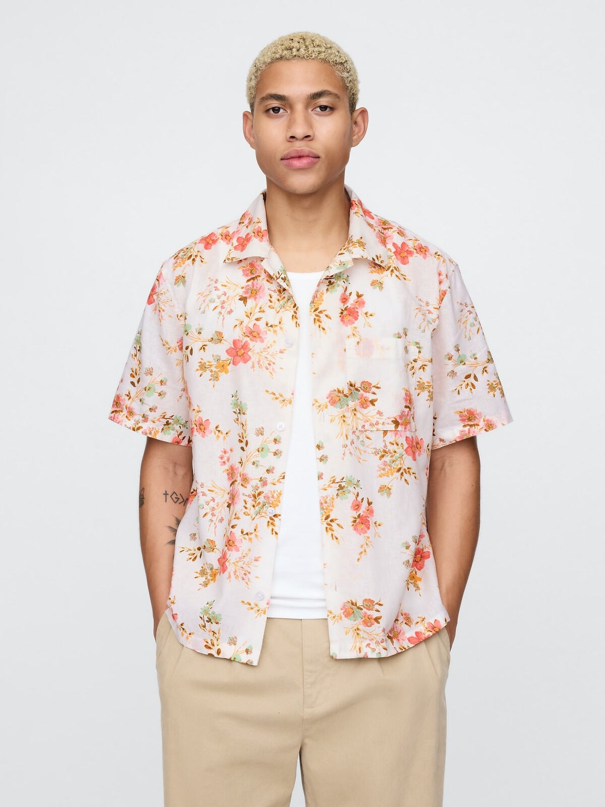 GAP Pánská lněná košile